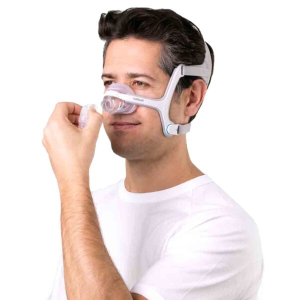 Man Wearing ResMed AirFit N20